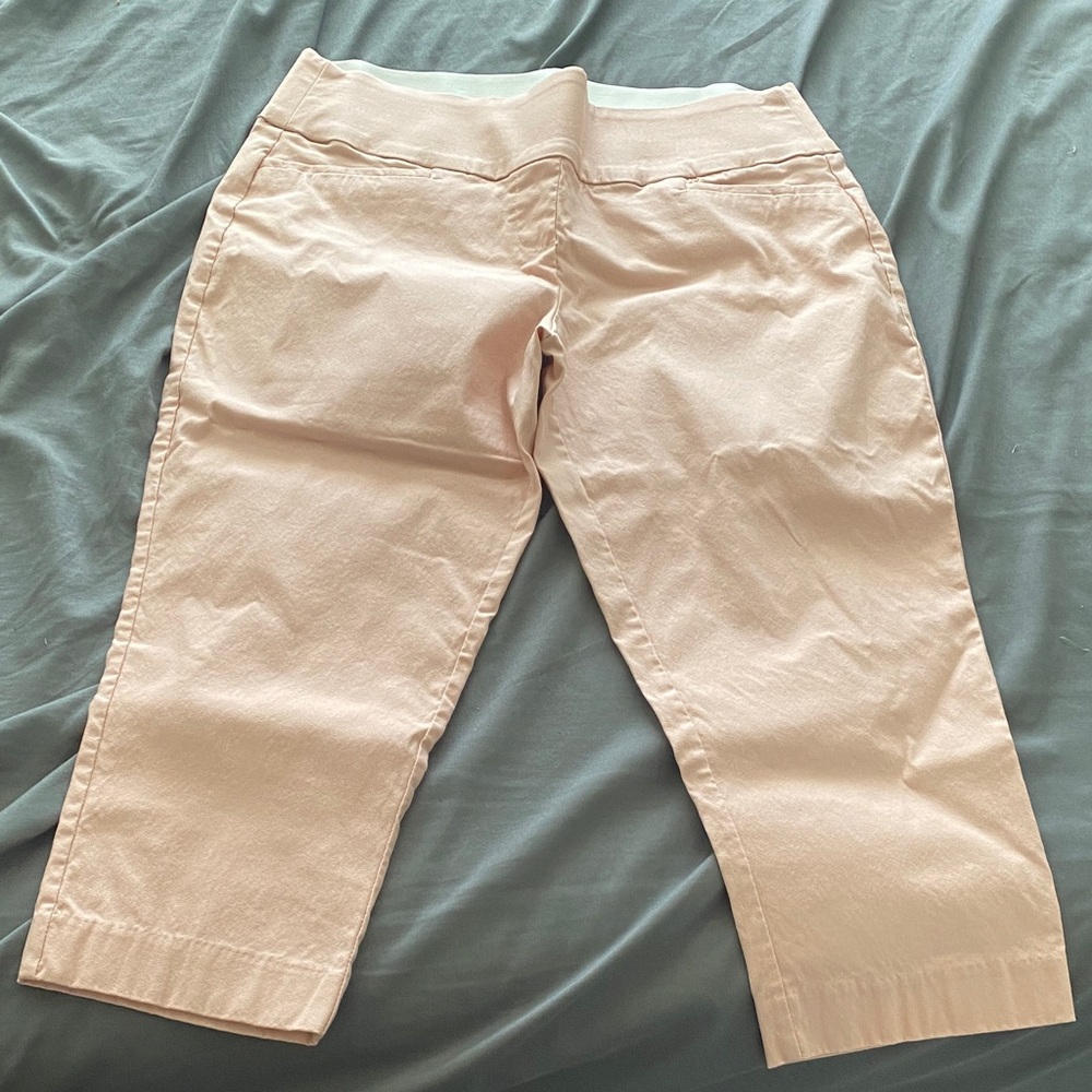 Light Pink Cropped Pants